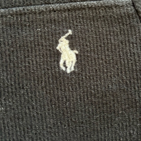 Polo Ralph Lauren Boys Black Waffle Knit Thermal Shirt 4/4T - Picture 8 of 8